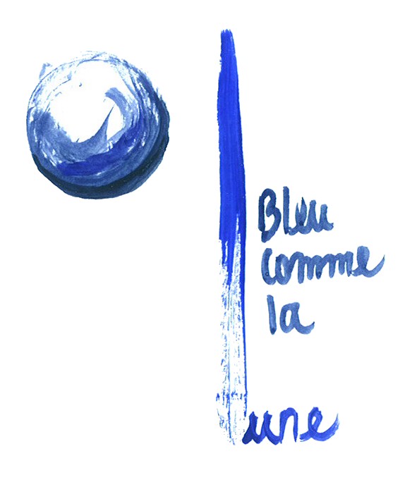 Bleu comme la lune